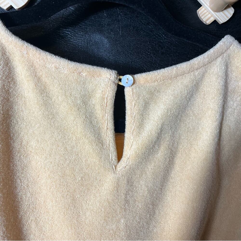 Mable Peach Terry‎ Cloth Crop Tank Top Size Small - Picture 4 of 8